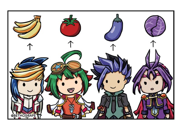 Fruit vs Vegetable #4koma